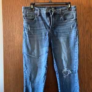 Kut, Kut from the kloth High rise crocs skinny Capri jeans